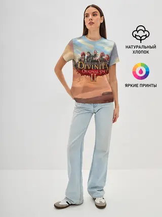Женская базовая футболка / Divinity