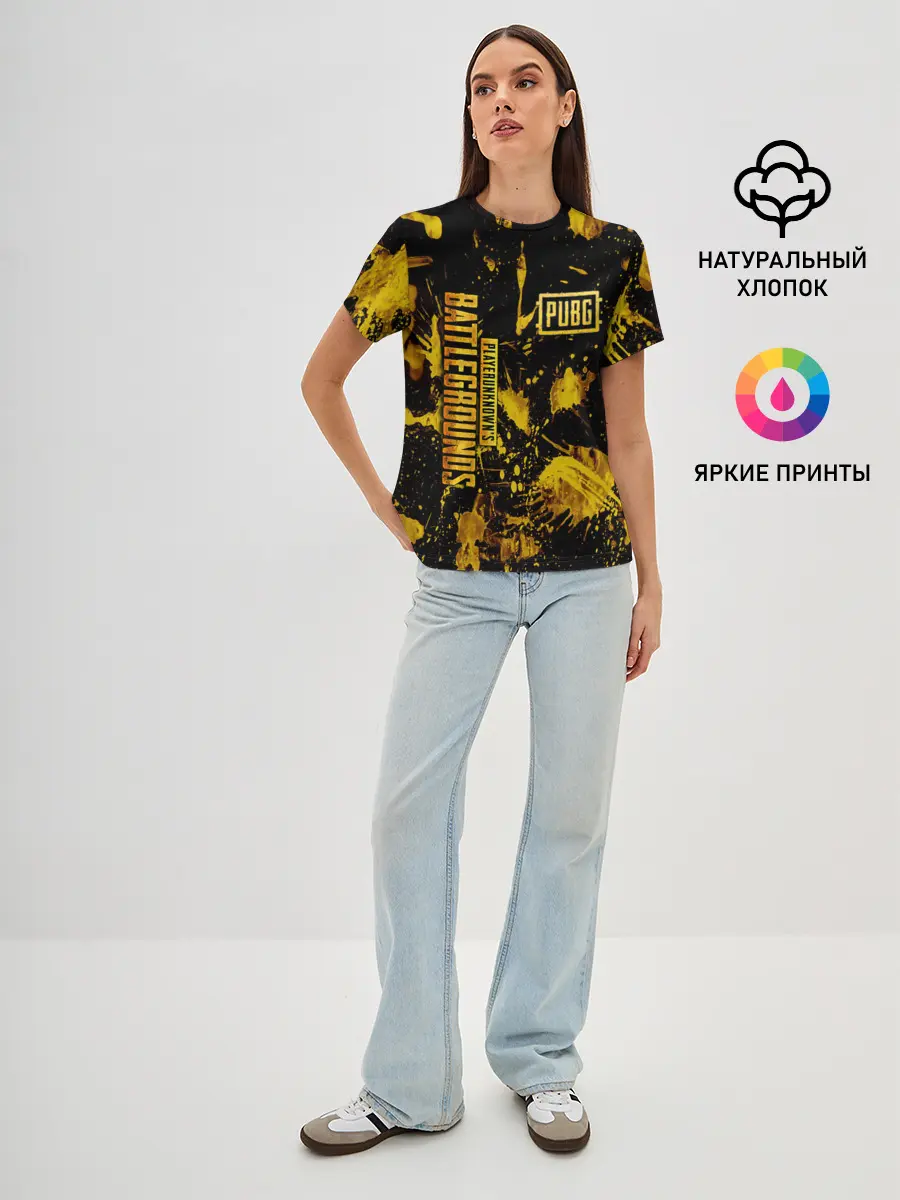 Женская базовая футболка / PUBG