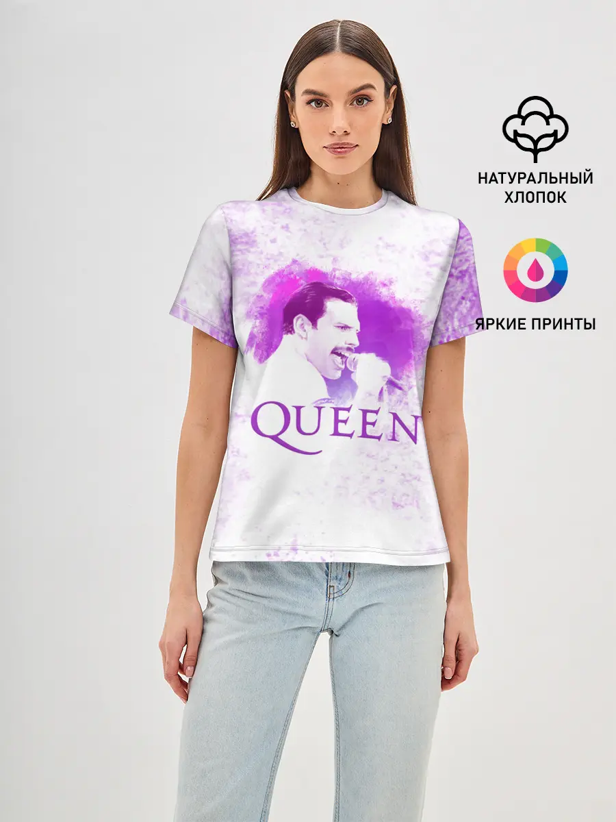 Женская базовая футболка / Freddie Mercury | Queen