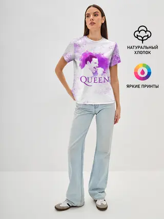 Женская базовая футболка / Freddie Mercury | Queen