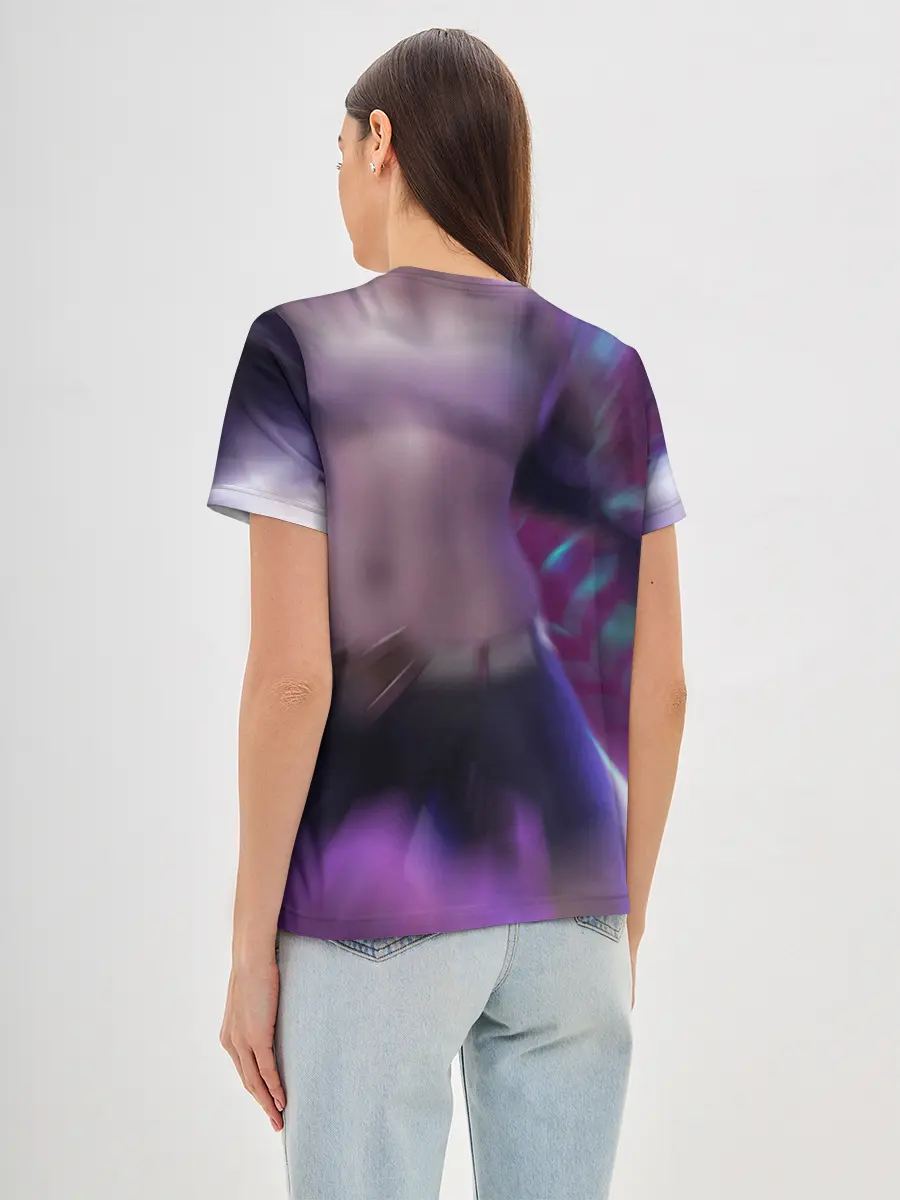 Женская базовая футболка / LEAGUE OF LEGENDS AKALI / ЛИГА ЛЕГЕНД АКАЛИ