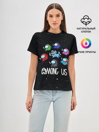 Женская базовая футболка / AMONG US