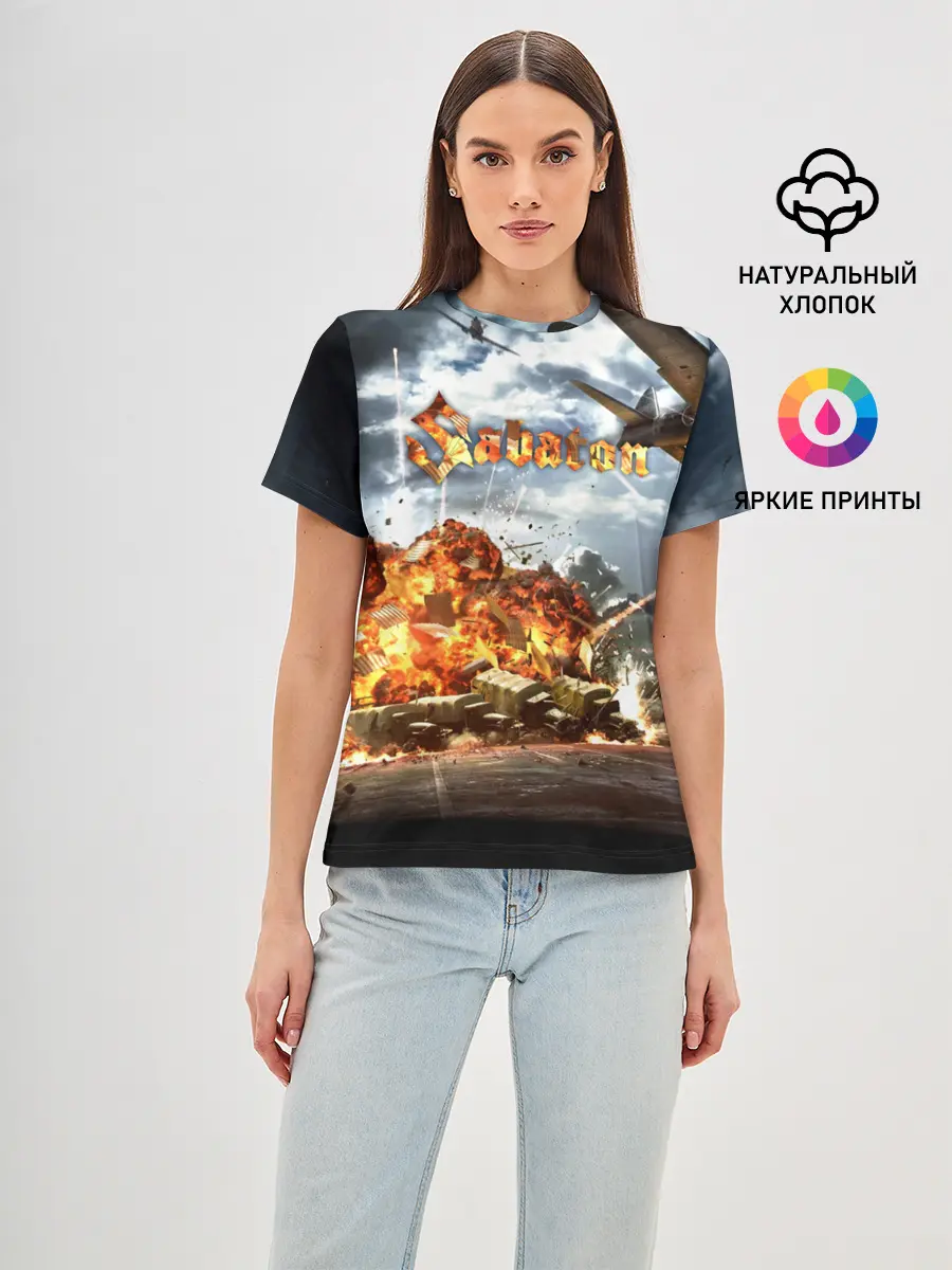 Женская базовая футболка / Sabaton