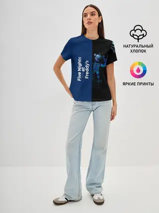 Женская базовая футболка / Five Nights At Freddy