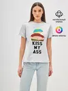 Женская базовая футболка / Kiss My Ass