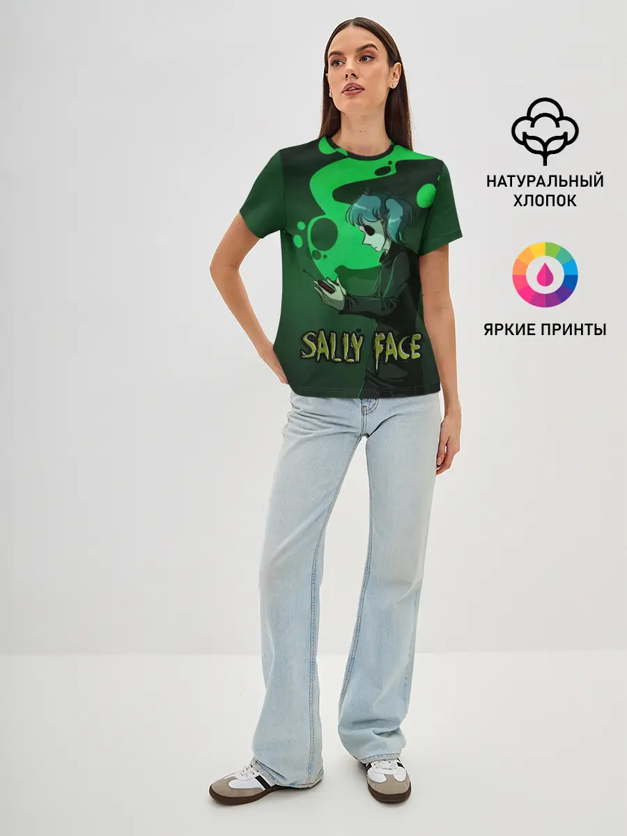 Женская базовая футболка / Sally Face
