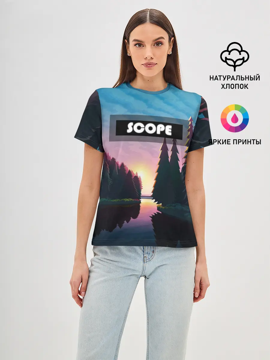 Женская базовая футболка / SCOPE