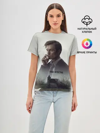 Женская базовая футболка / True Detective
