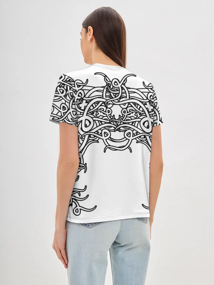 Женская базовая футболка / Фэнтези мотылёк