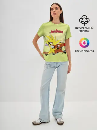 Женская базовая футболка / Крутые бобры