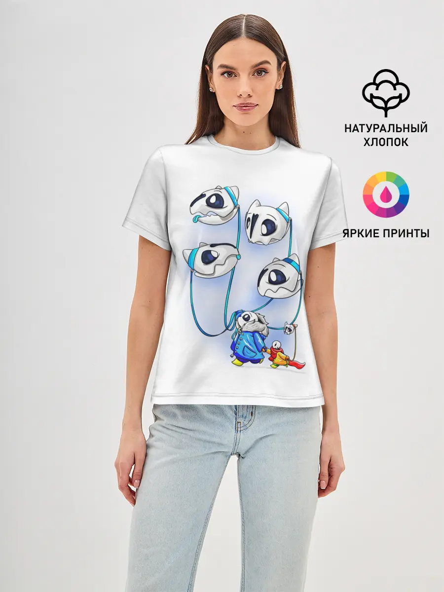 Женская базовая футболка / UNDERTALE