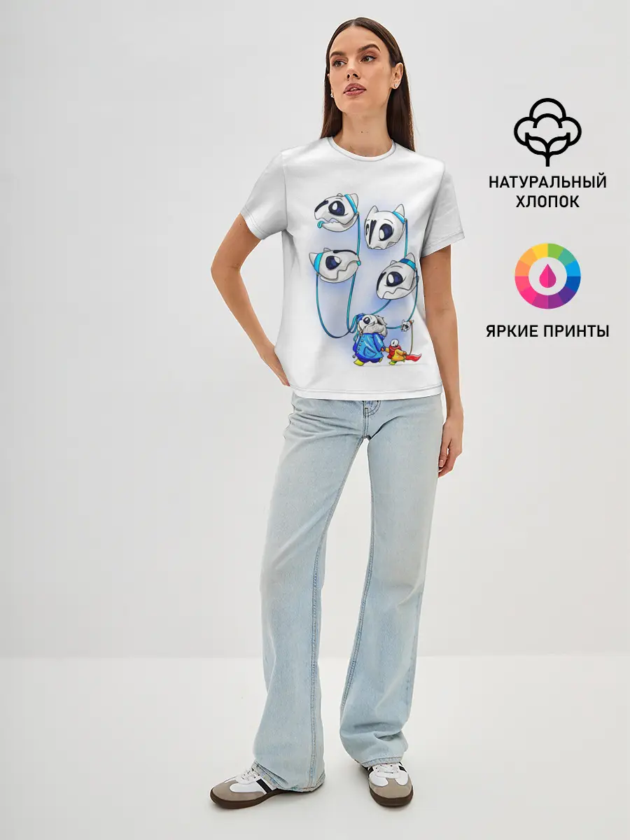 Женская базовая футболка / UNDERTALE