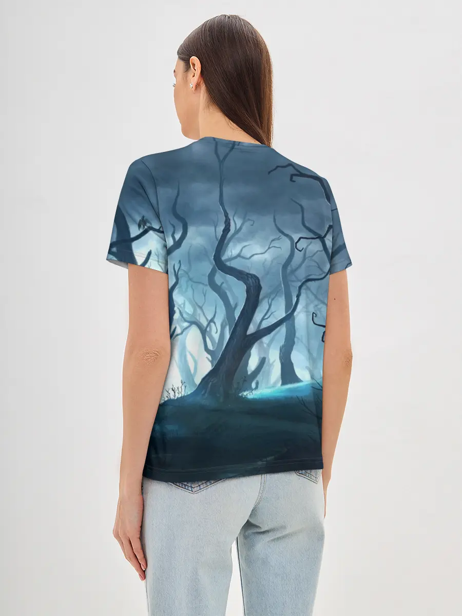 Женская базовая футболка / ДРЕМУЧИЙ ЛЕС