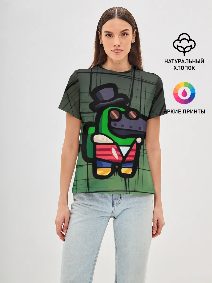 Женская базовая футболка / Among Us