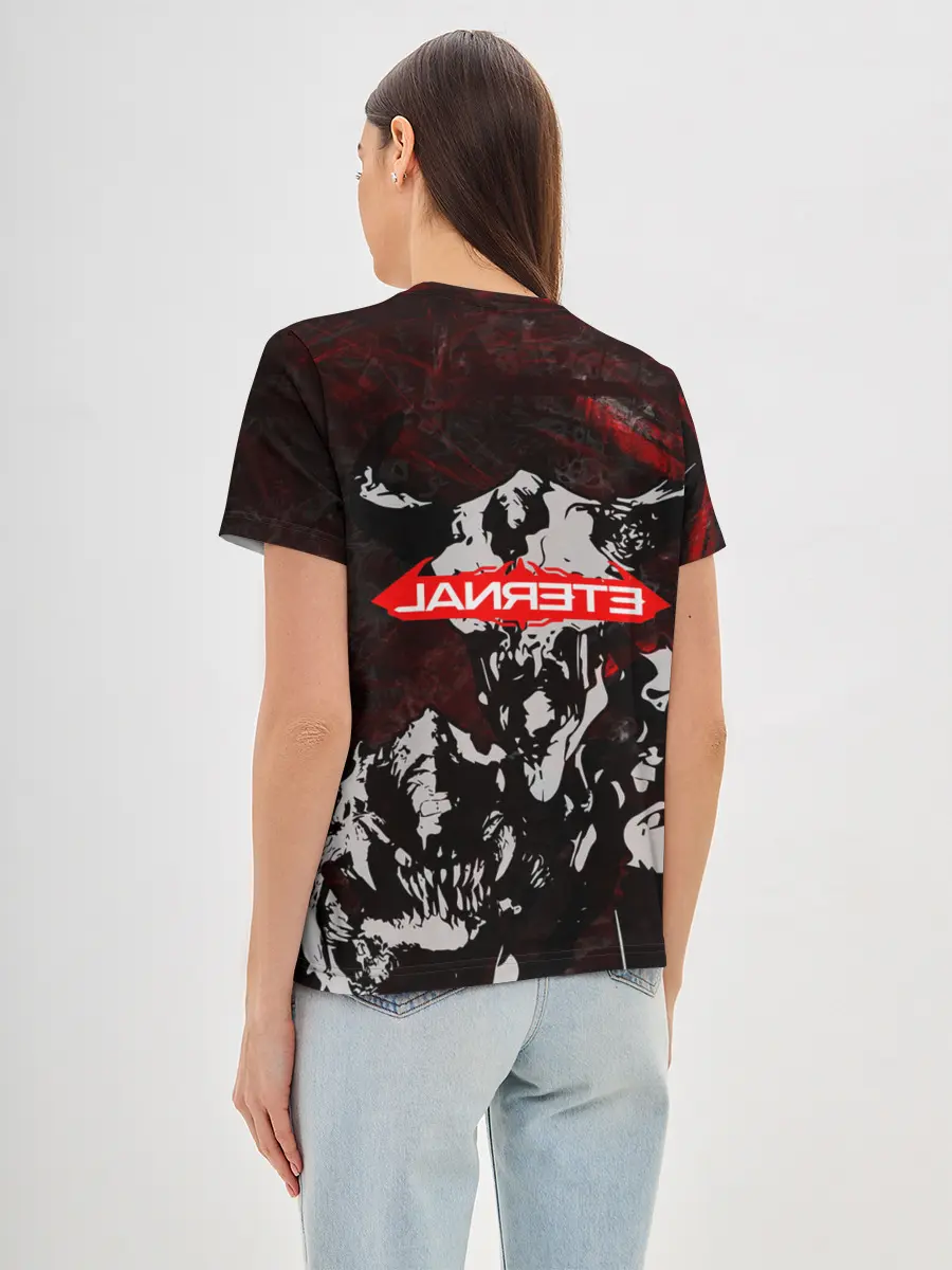 Женская базовая футболка / DOOM ETERNAL DEMONS