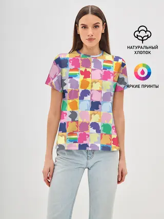 Женская базовая футболка / Команда пони