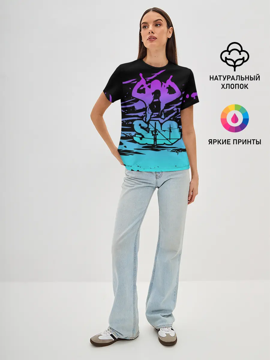 Женская базовая футболка / Sword Art Online