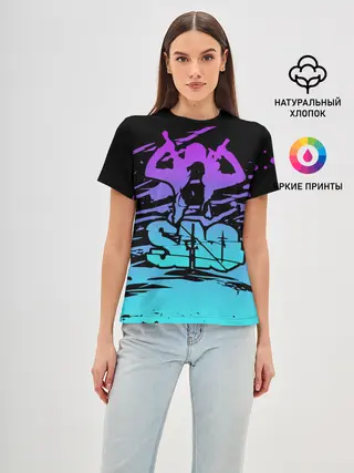 Женская базовая футболка / Sword Art Online