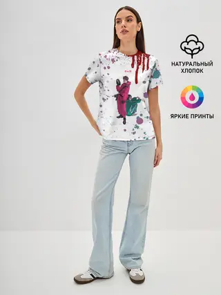 Женская базовая футболка / SQUID GAME | ИГРА В КАЛЬМАРА