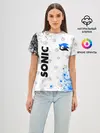 Женская базовая футболка / СОНИК / SONIC