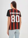 Женская базовая футболка / Роналдиньо Милан Ретро
