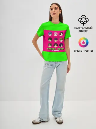 Женская базовая футболка / NCT 127. Cherry Bomb