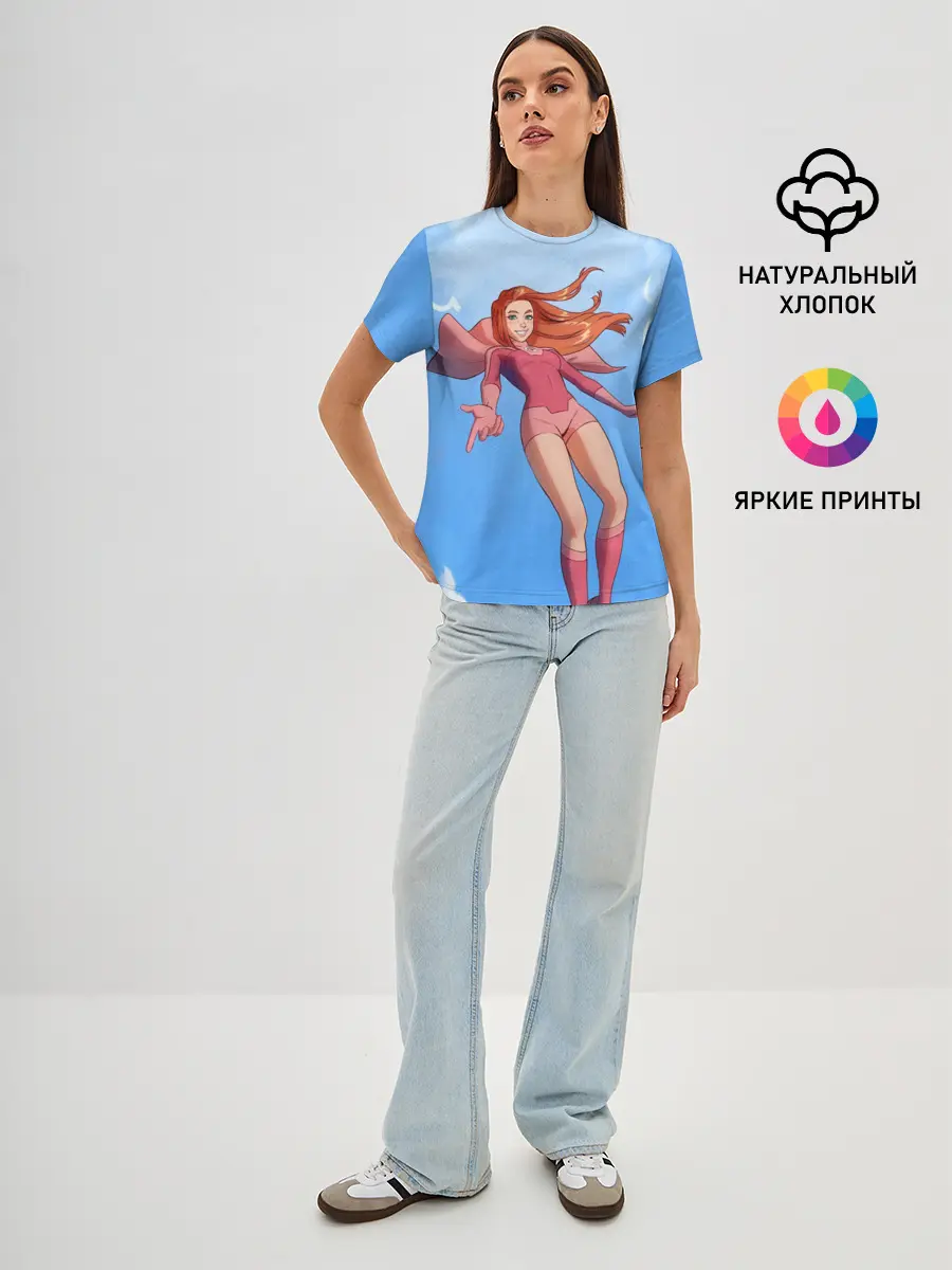 Женская базовая футболка / Атомная Ева