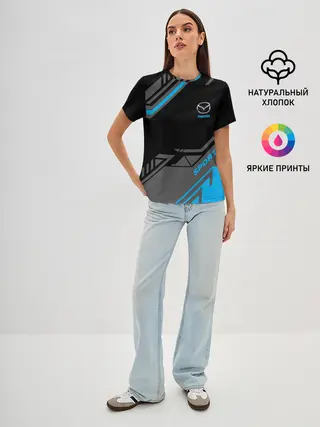 Женская базовая футболка / MAZDA SPORT