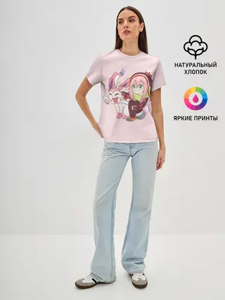 Женская базовая футболка / Nadeshiko