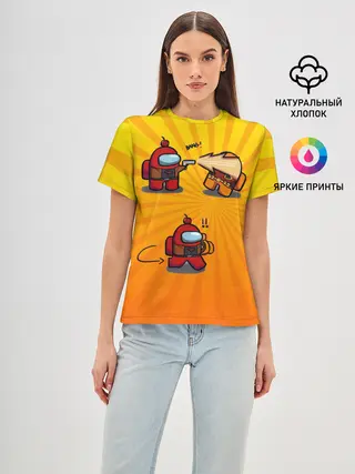 Женская базовая футболка / Among Us