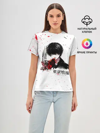 Женская базовая футболка / Токийский гуль