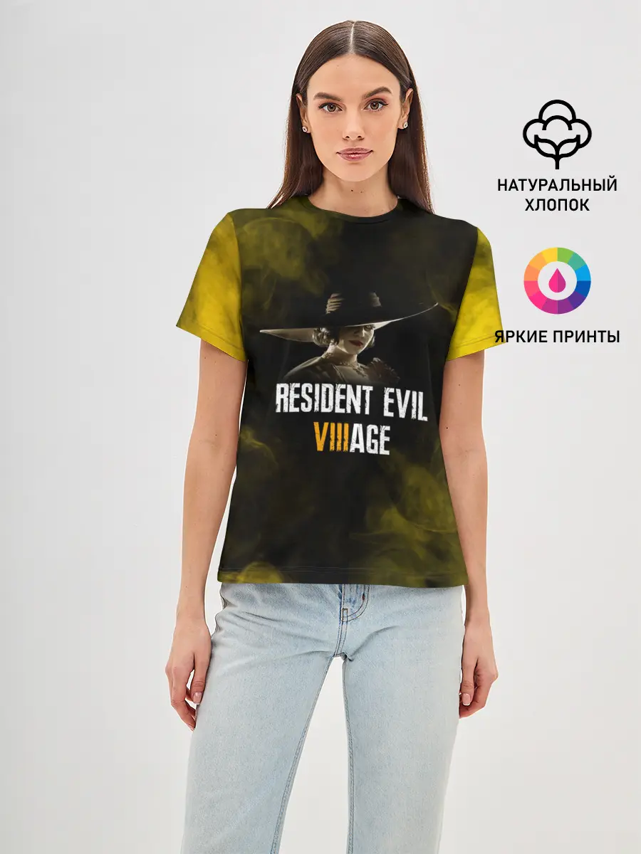 Женская базовая футболка / RESIDENT EVIL VILLAGE | LADY DIMITRESCU