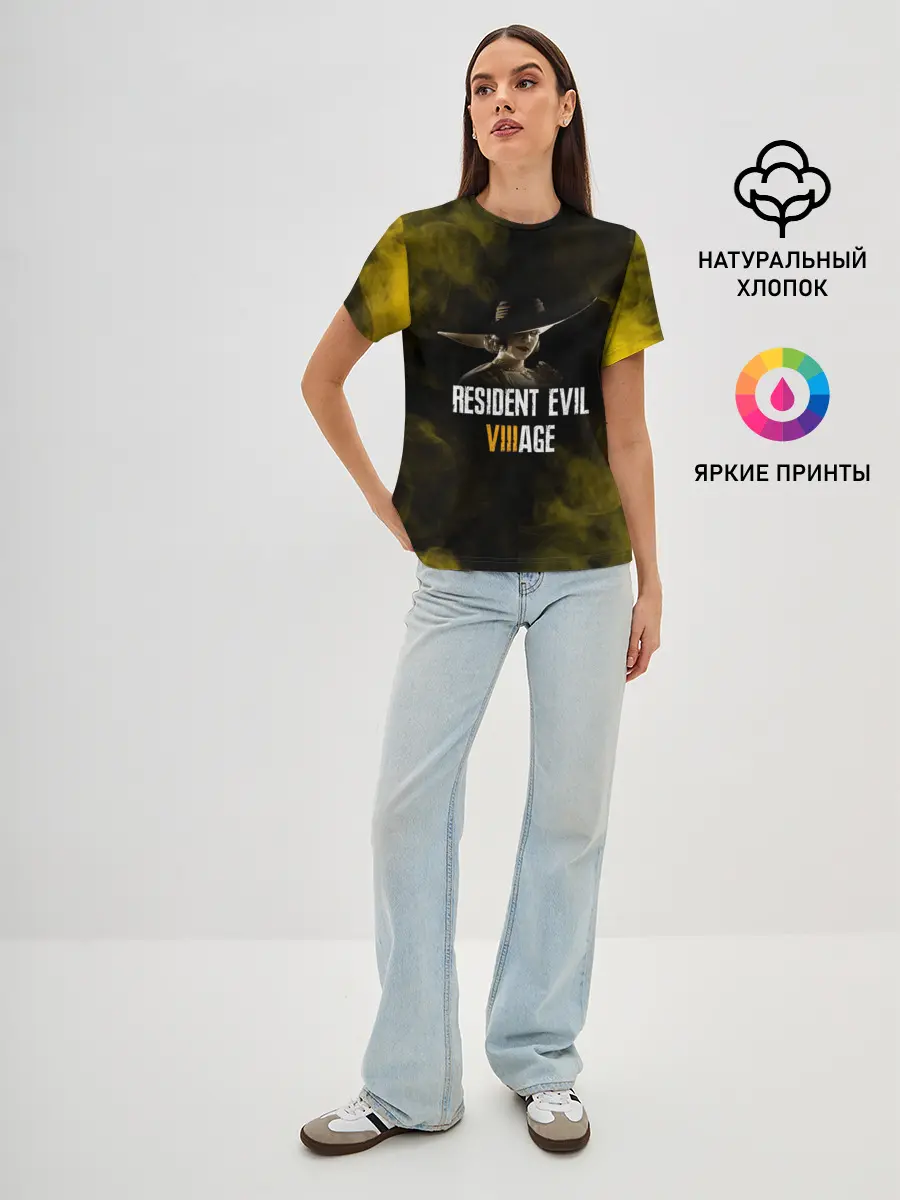 Женская базовая футболка / RESIDENT EVIL VILLAGE | LADY DIMITRESCU