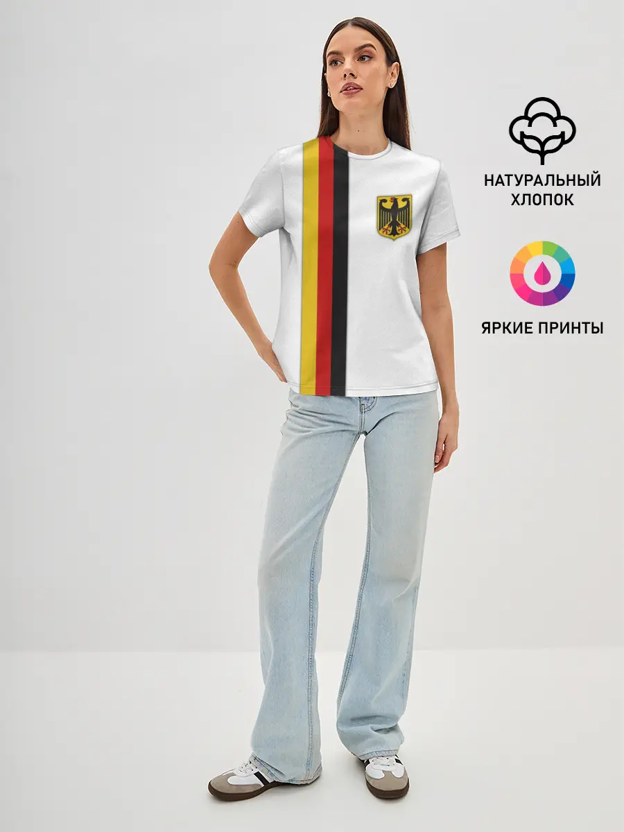 Женская базовая футболка / I Love Germany