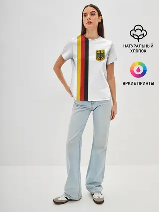 Женская базовая футболка / I Love Germany