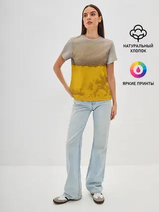 Женская базовая футболка / Пиво