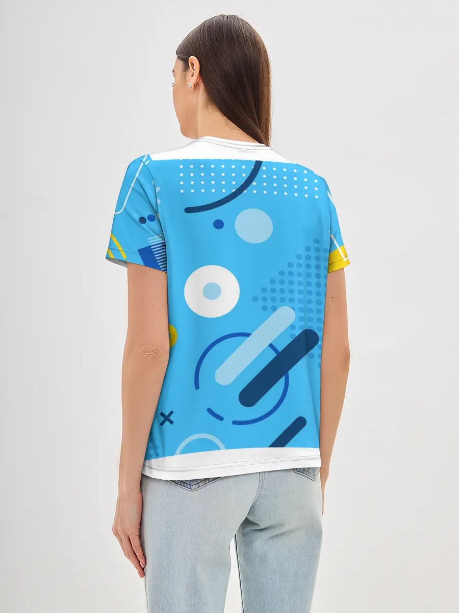 Женская базовая футболка / Геометрические фигуры