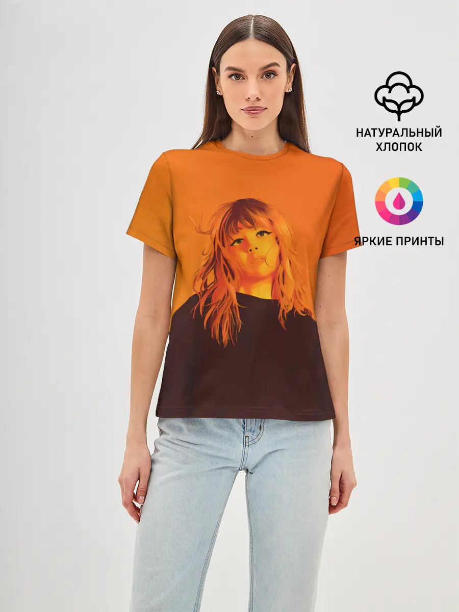 Женская базовая футболка / Sweet Taylor Swift