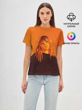 Женская базовая футболка / Sweet Taylor Swift