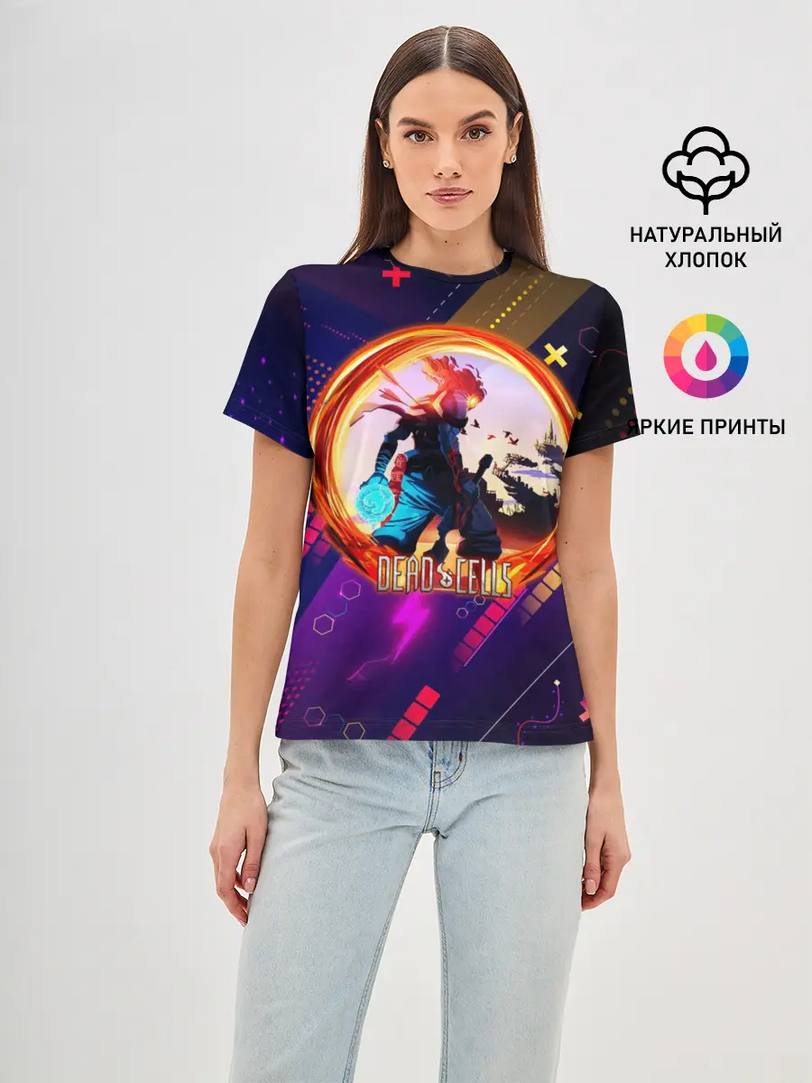 Женская базовая футболка / Dead Cells