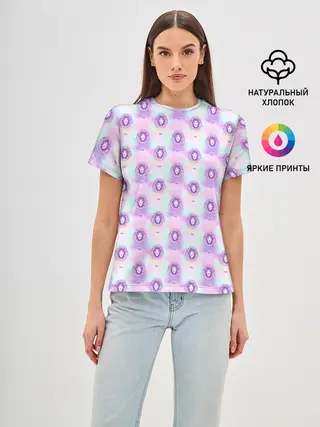 Женская базовая футболка / Лев