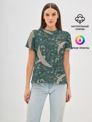 Женская базовая футболка / Ласточкина политра