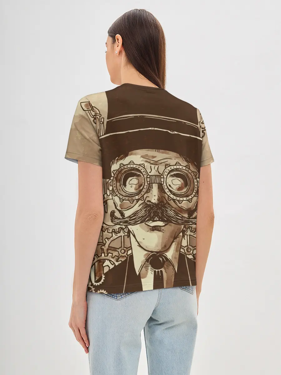 Женская базовая футболка / Стимпанк