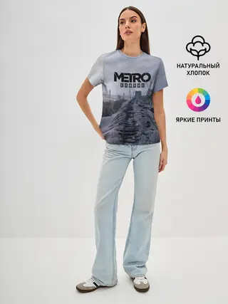 Женская базовая футболка / Metro Exodus