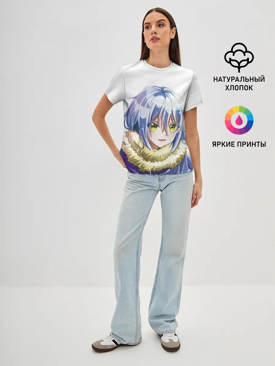 Женская базовая футболка / That Time I Got Reincarnated a