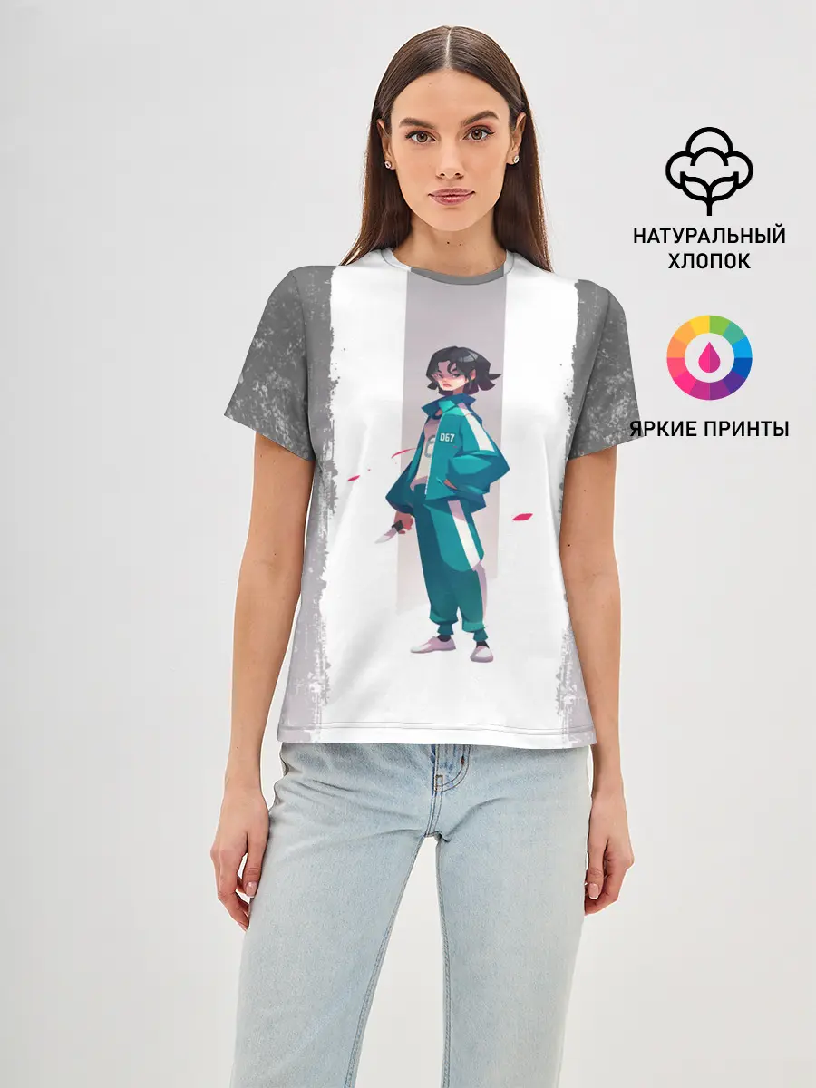 Женская базовая футболка / 067 | Кан Сэ Бёк