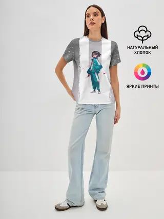 Женская базовая футболка / 067 | Кан Сэ Бёк