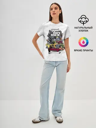 Женская базовая футболка / Grand Theft Auto iii