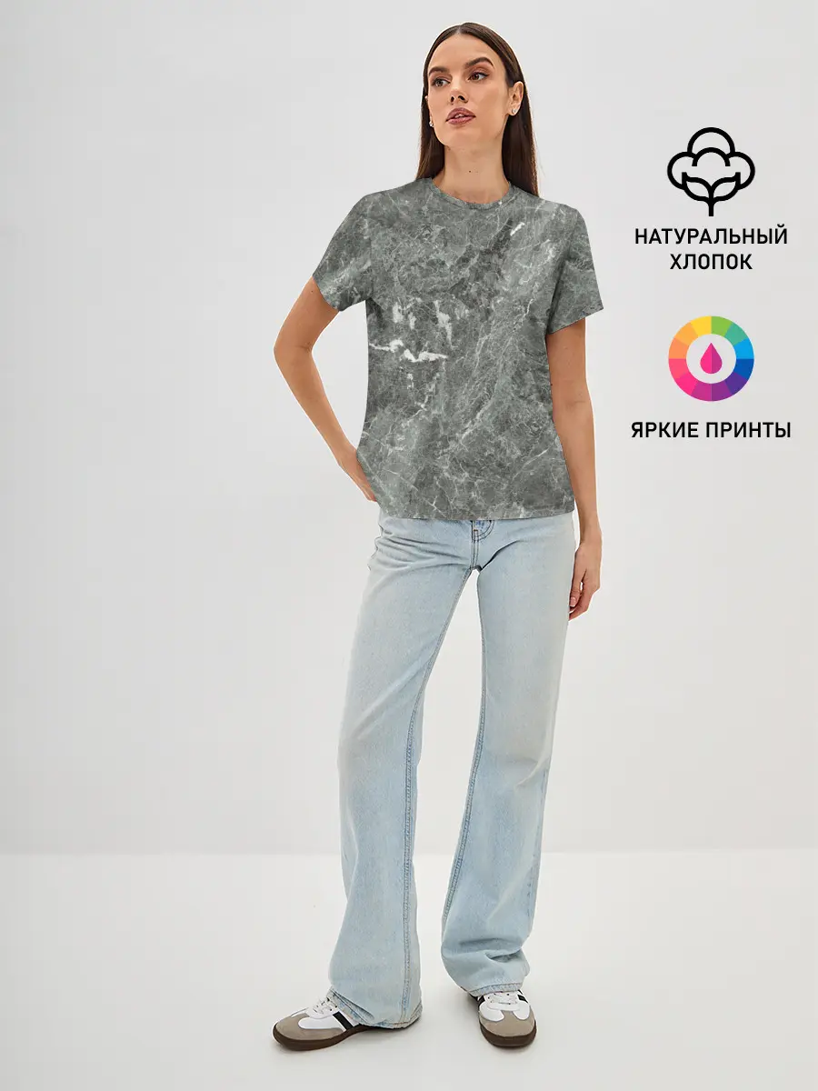 Женская базовая футболка / Grey