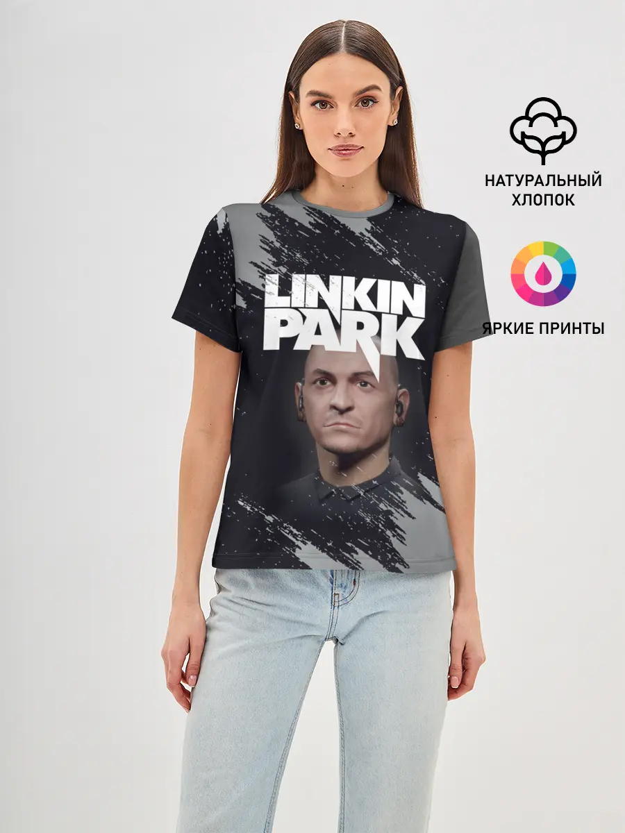 Женская базовая футболка / ЧЕСТЕР | ЛИНКИН ПАРК